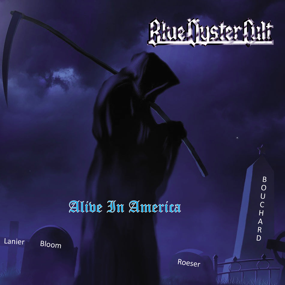 Blue Oyster Cult - Alive In America [2LP] Solid Black & Blue
