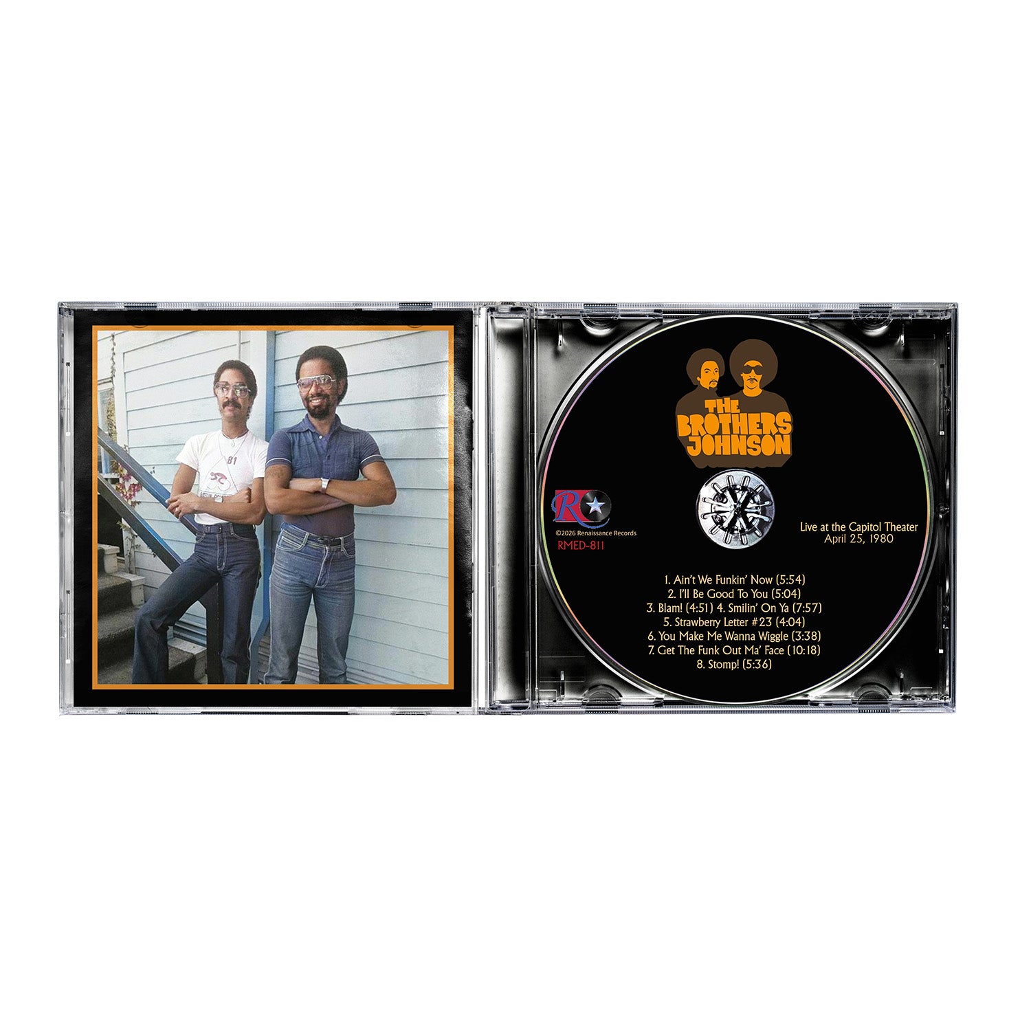 Brothers Johnson -Live At the Capitol Theater, April 25, 1980 [CD] - Renaissance Records US