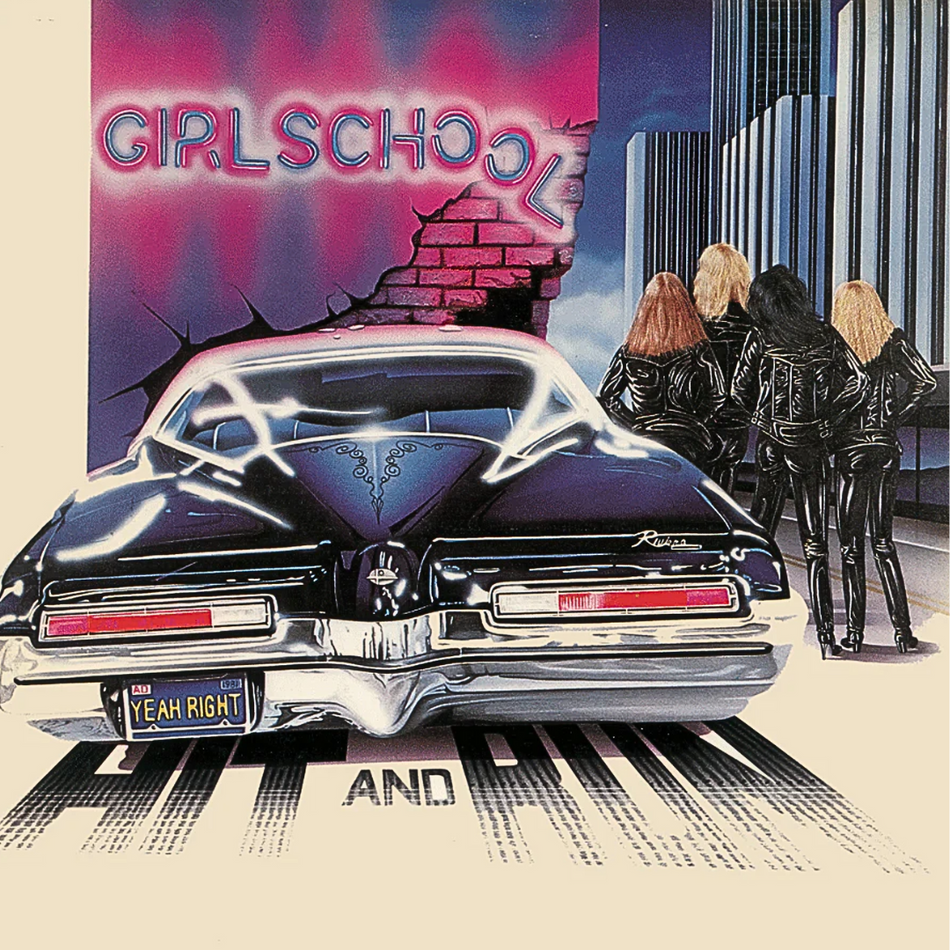 Girlschool - Hit And Run [LP] Pink