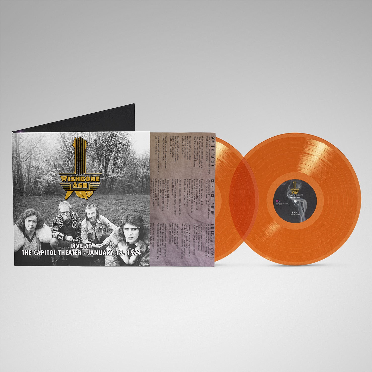 Wishbone Ash - Live at the Capitol Theater - January 19, 1974 - Indie Exclusive Color, Transparent Tangerine [2LP]
