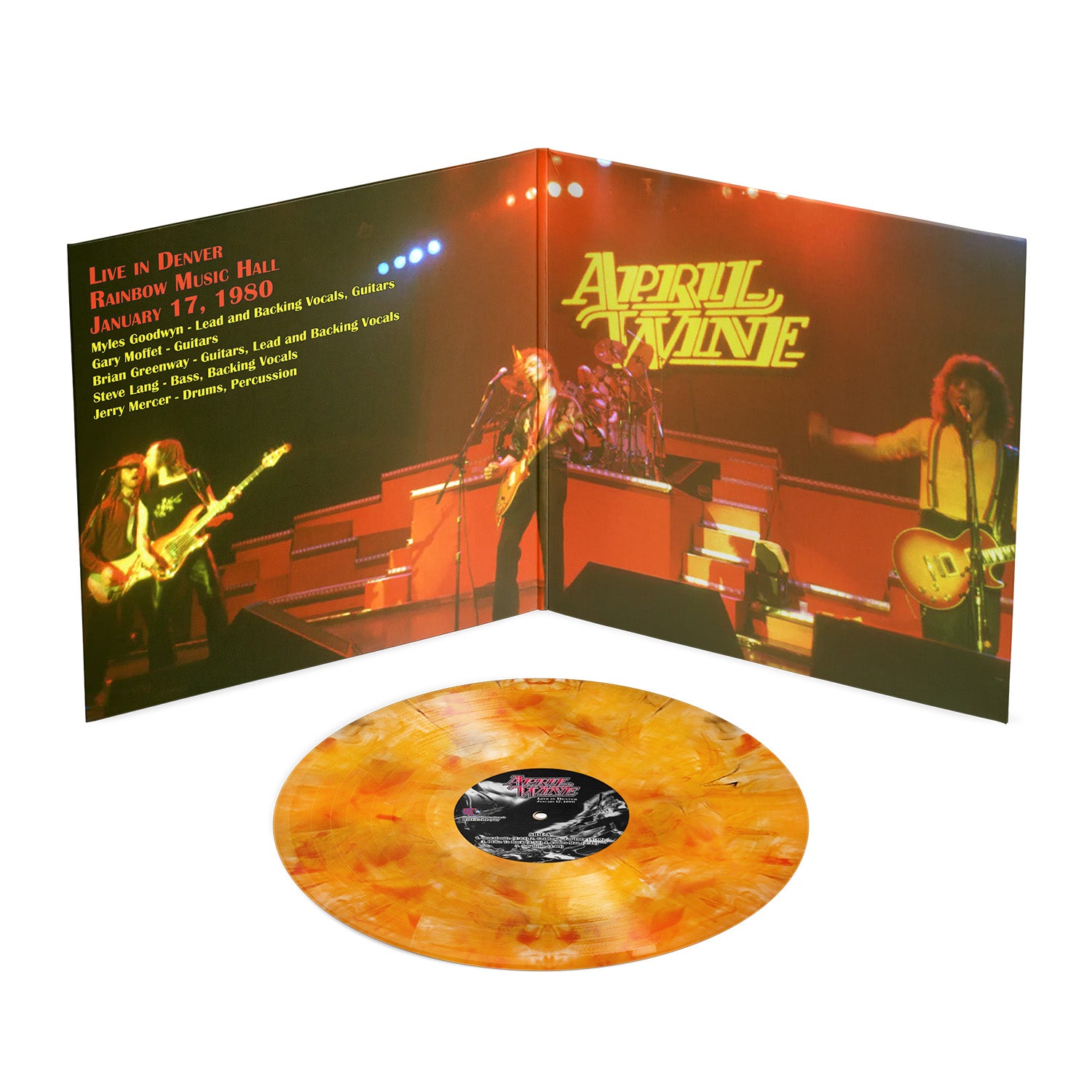 April Wine - Live in Denver, January 17, 1980 [2LP] Amber Swirl