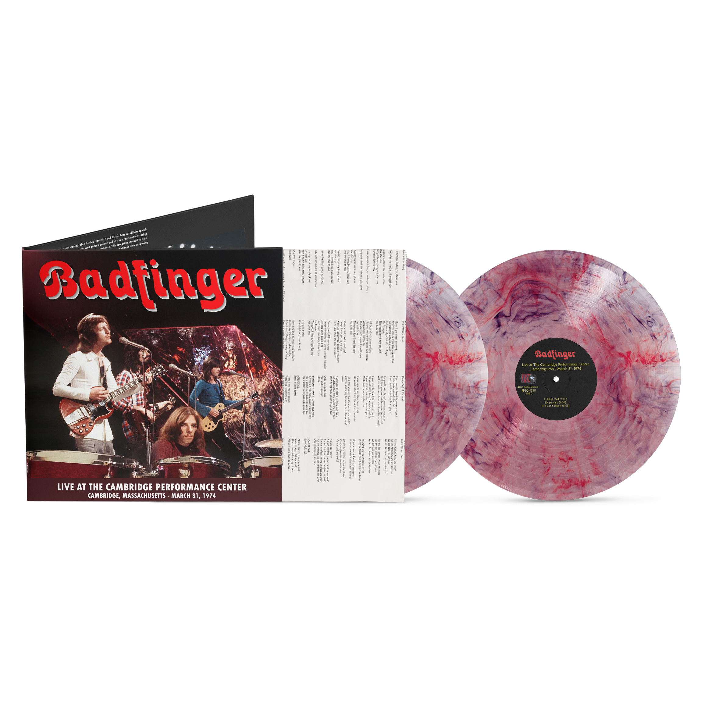 Badfinger - Live at the Cambridge Performance Center - Cambridge, Massachusetts March 31, 1974 [Indie Exclusive 2LP] Black Widow