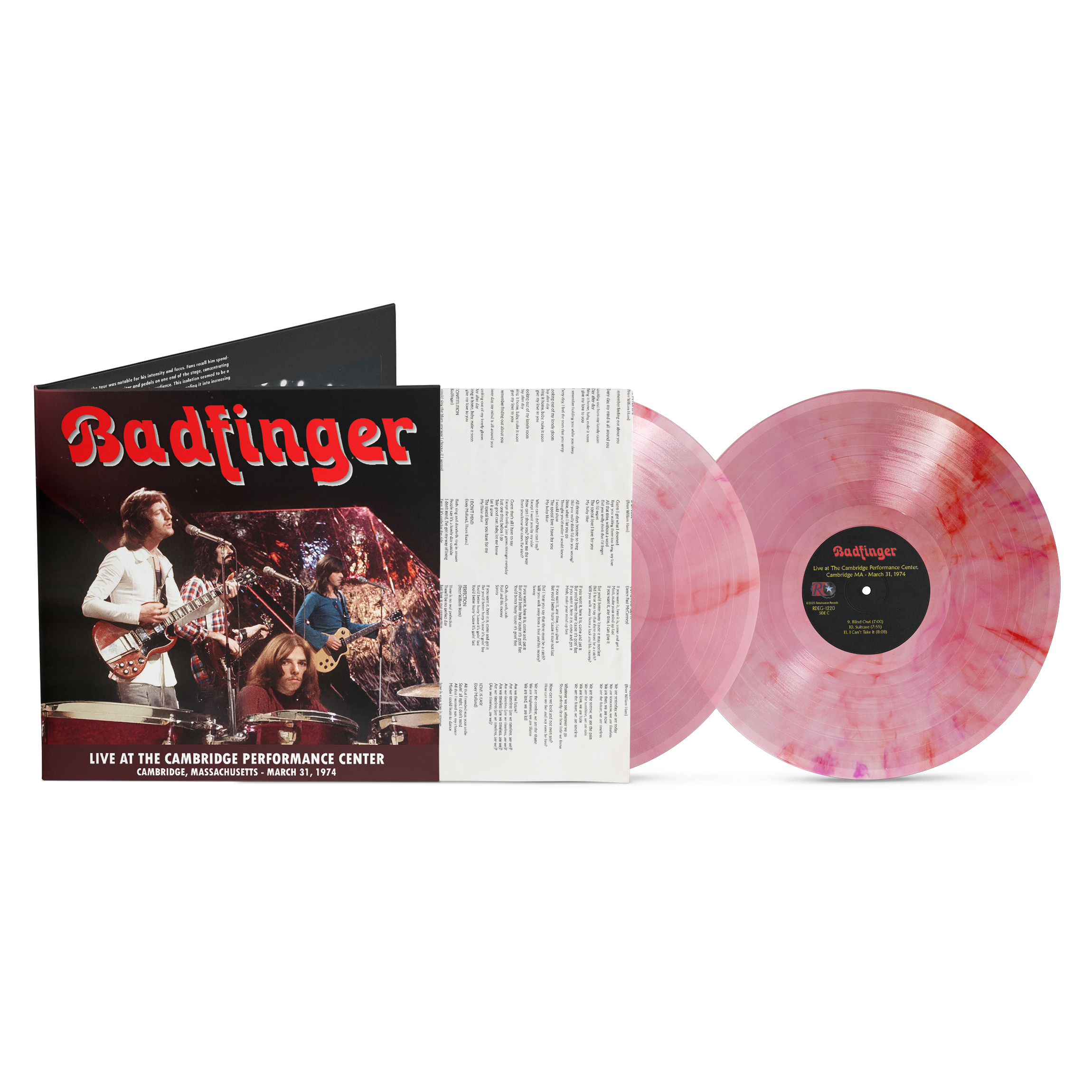 Badfinger - Live at the Cambridge Performance Center - Cambridge, Massachusetts March 31, 1974 [Indie Exclusive 2LP] Black Widow