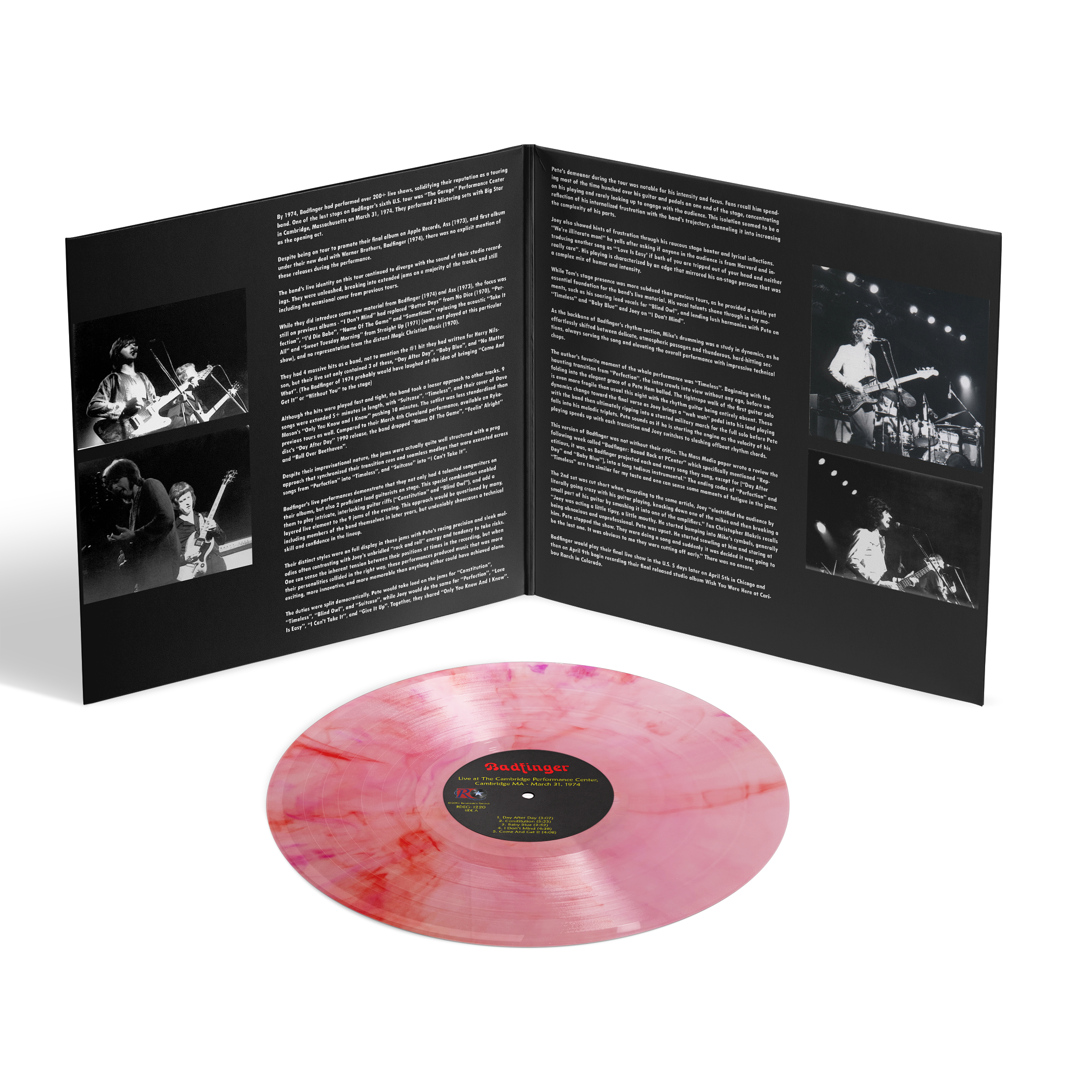 Badfinger - Live at the Cambridge Performance Center - Cambridge, Massachusetts March 31, 1974 [Indie Exclusive 2LP] Black Widow