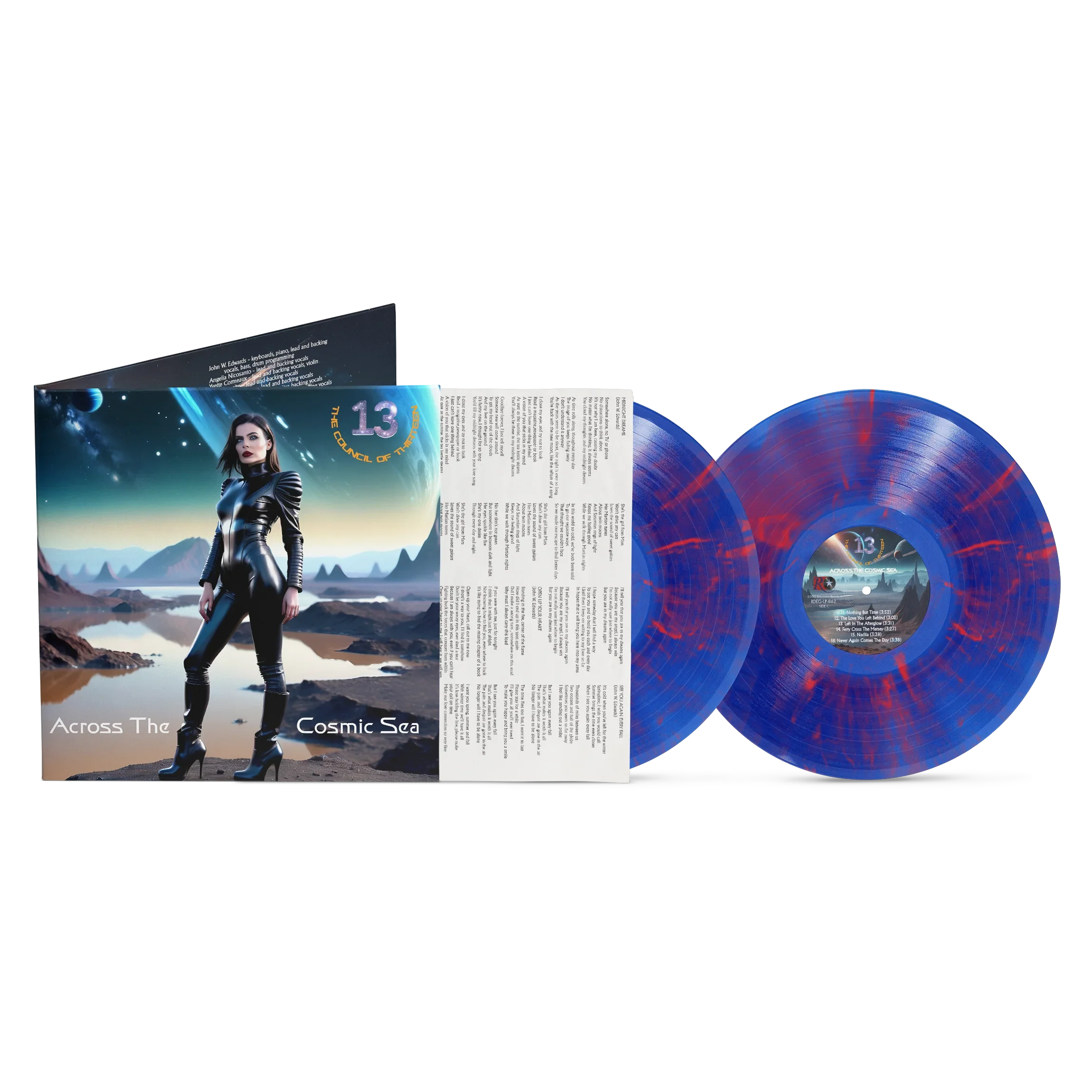 The Council Of Thirteen - Across The Cosmic Sea [2LP] Space Dust Swirl