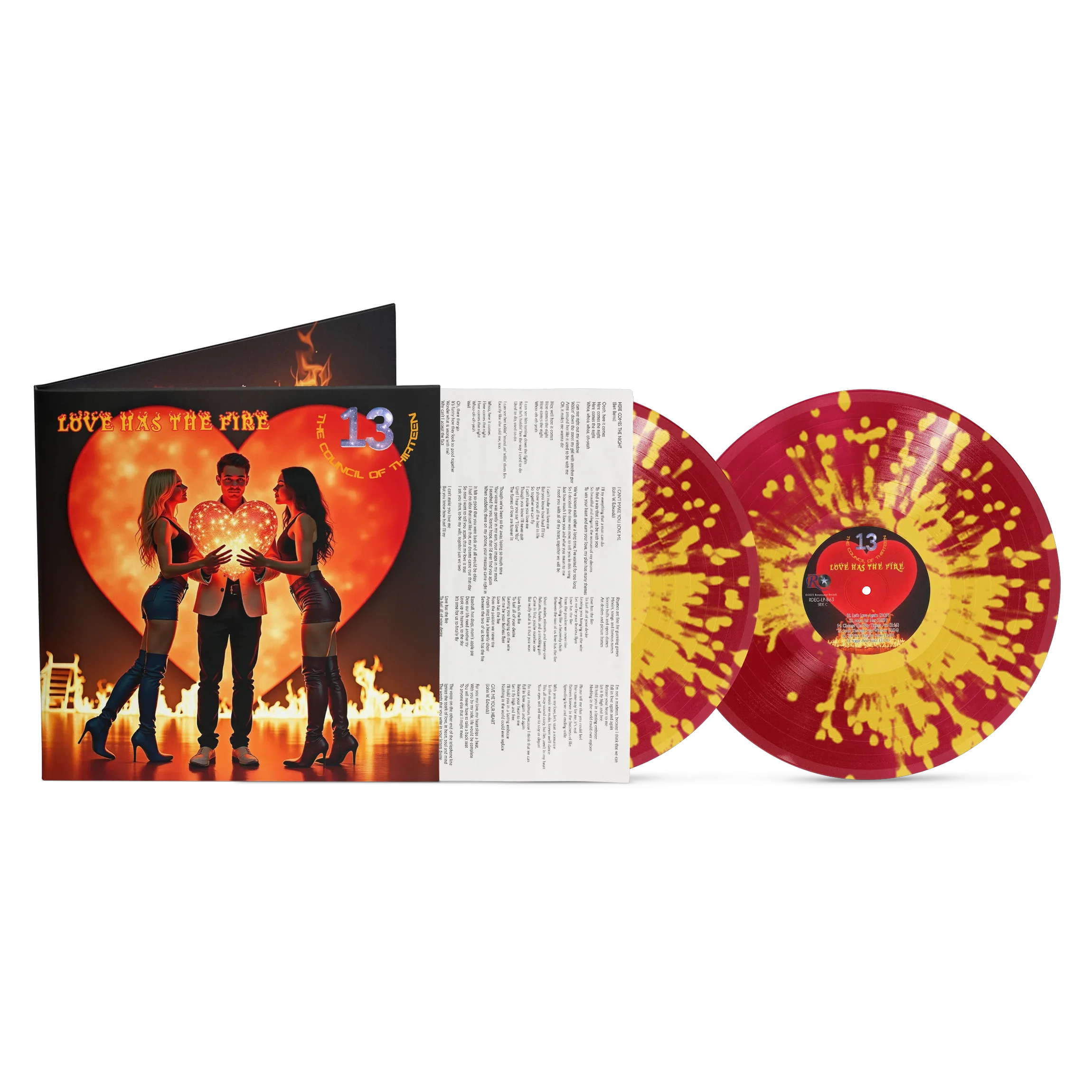 The Council Of Thirteen - Love Has The Fire [2LP] Burning Hot Splatter
