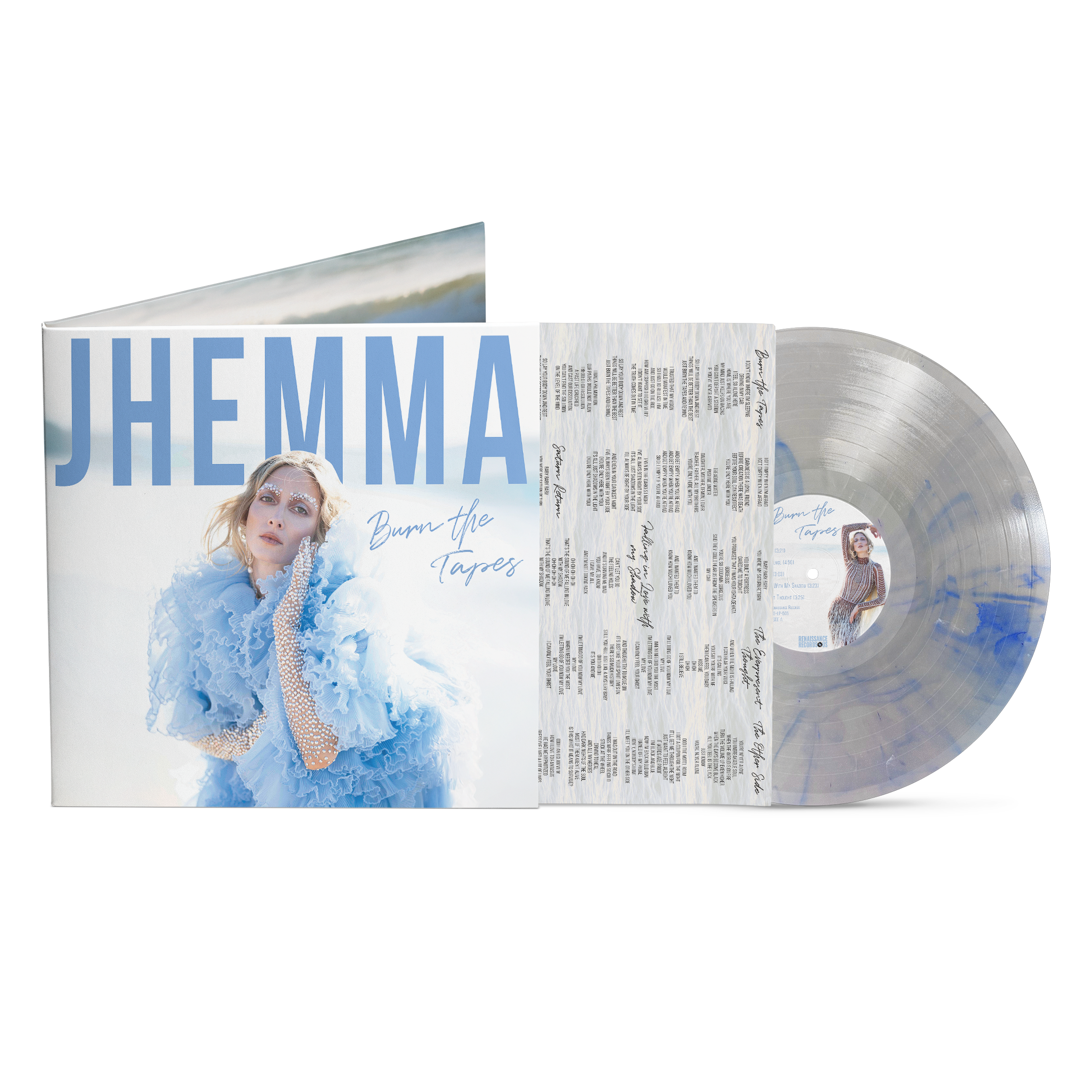 Jhemma - Burn The Tapes [LP] Iridescent Blue Marble