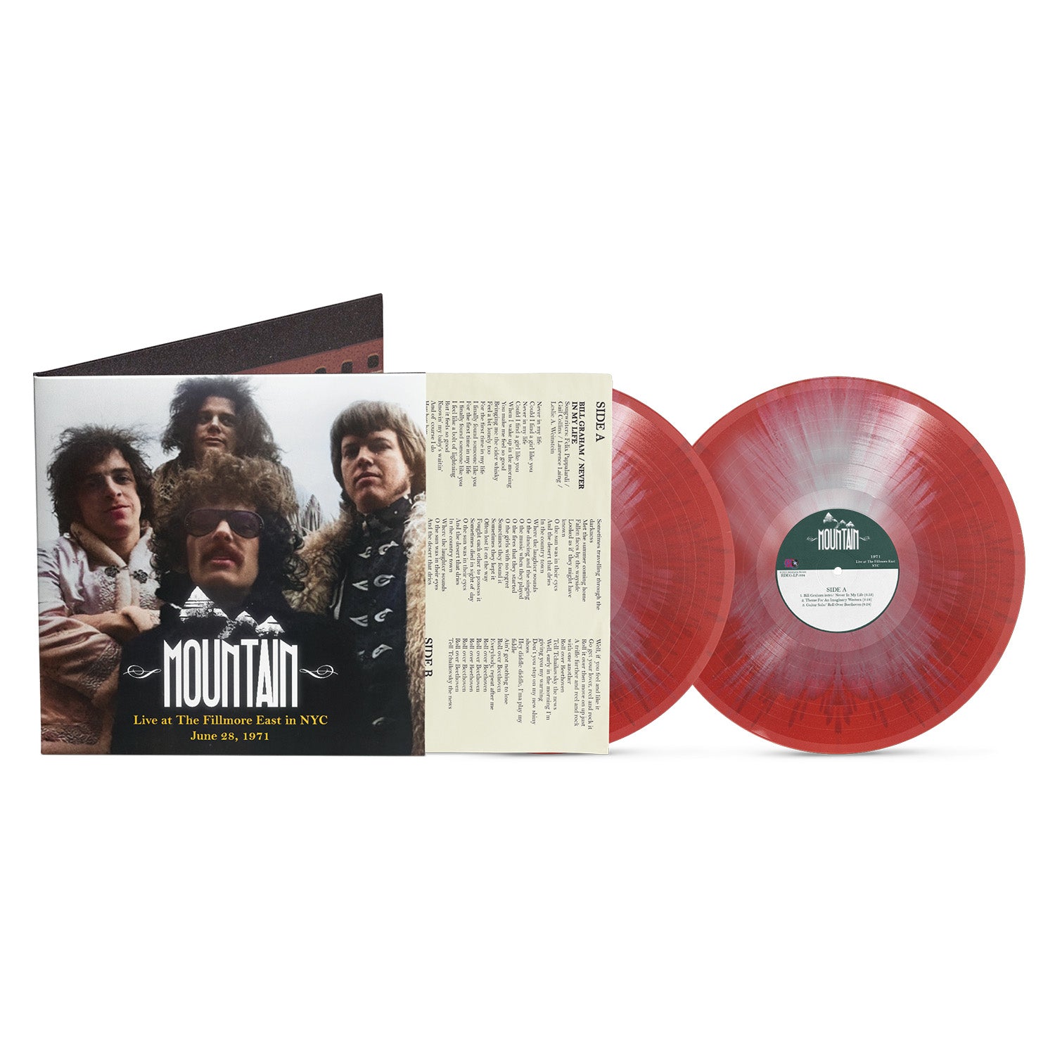 Mountain - Live At The Fillmore, June 27, 1971 [2LP] Red Ash