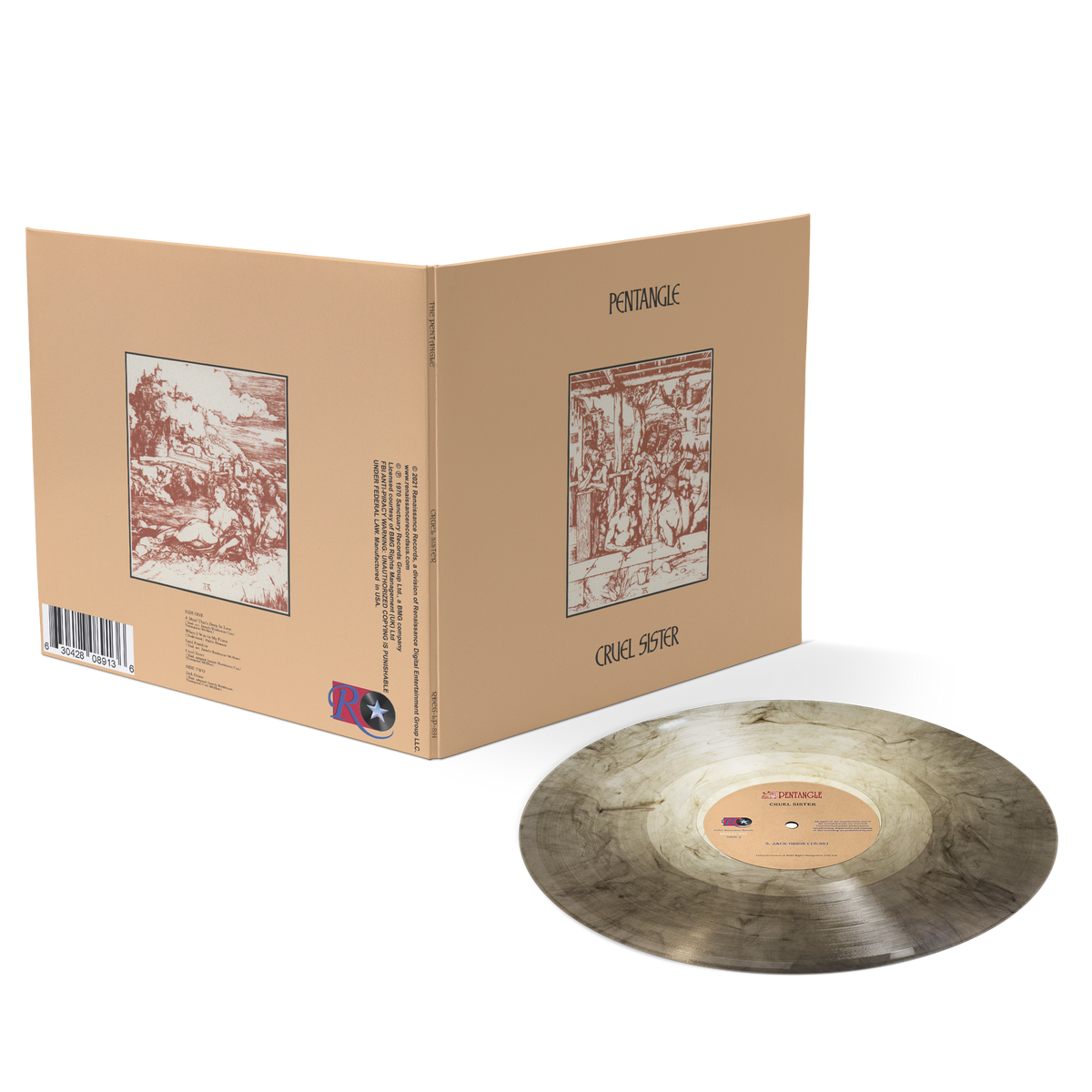 Pentangle - Cruel Sister [LP] Natural Clear Marble