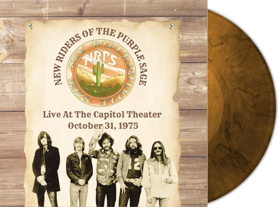 New Riders of the Purple Sage - Live At The Capitol Theater October 31, 1975 [2LP] Golden Brown Marble