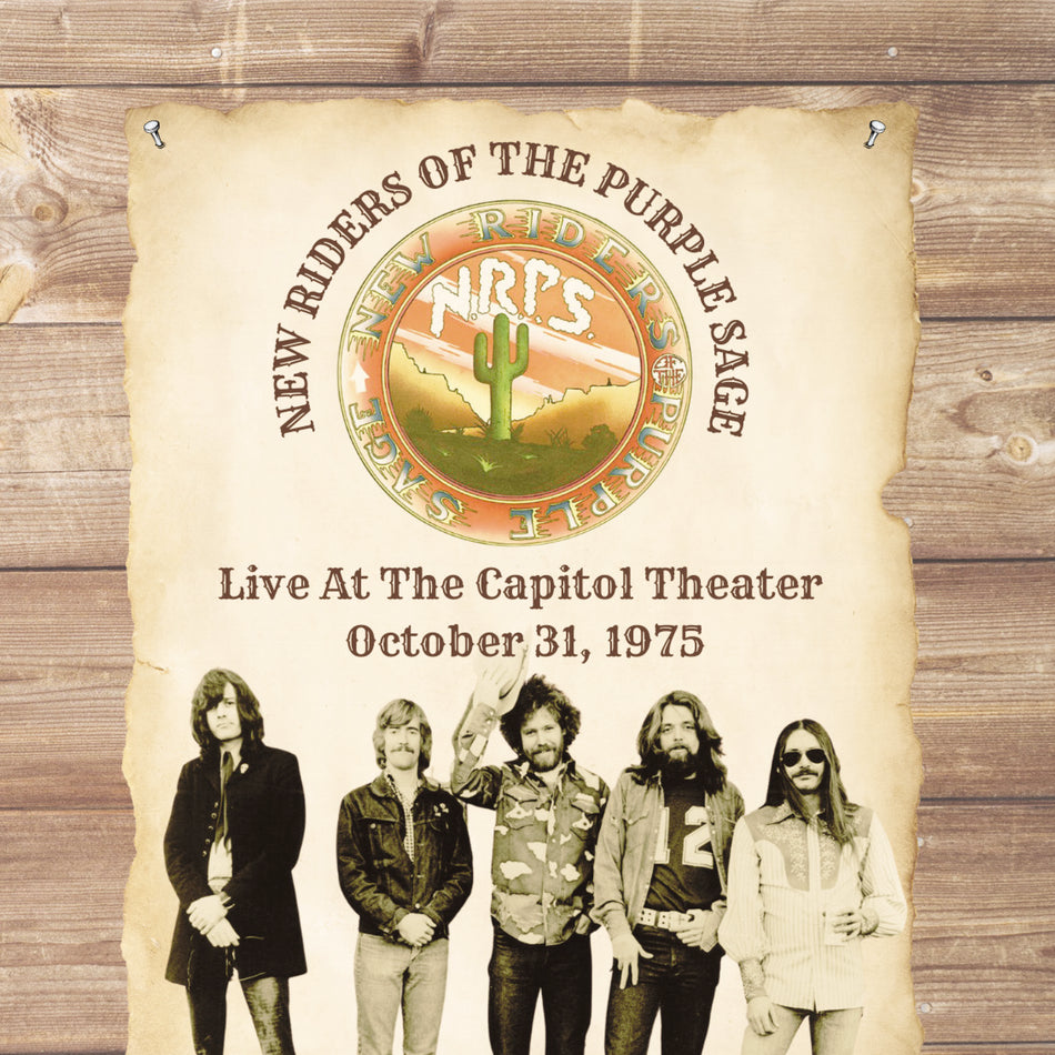 New Riders of the Purple Sage - Live At The Capitol Theater October 31, 1975 [2LP] Golden Brown Marble