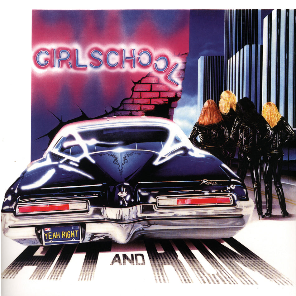 Girlschool - Hit And Run [LP] Blue