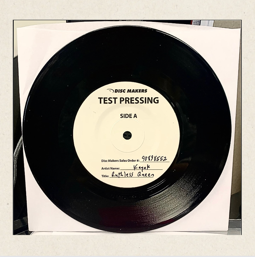 Kayak - Ruthless Queen/Keep The Change [7"LP/33 1/3 RPM] Vinyl Single Test Pressing