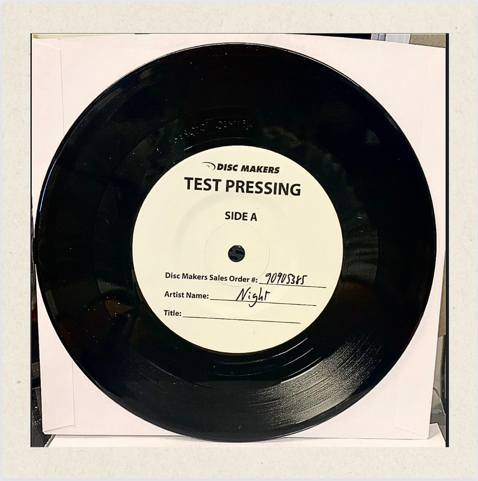 Night - Hot Summer Nights/Love On The Airwaves [7"LP/45 RPM] Vinyl Single Test Pressing