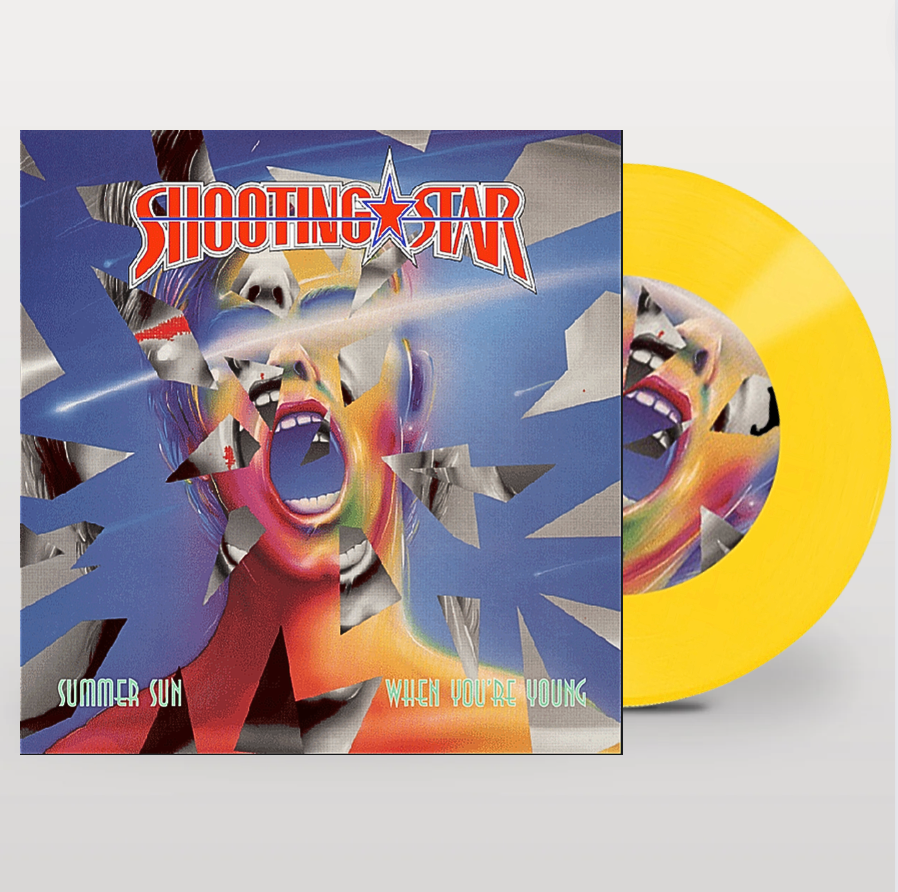 Shooting Star - Summer Sun/When You're Young [7"LP/45 RPM] Yellow Vinyl Single