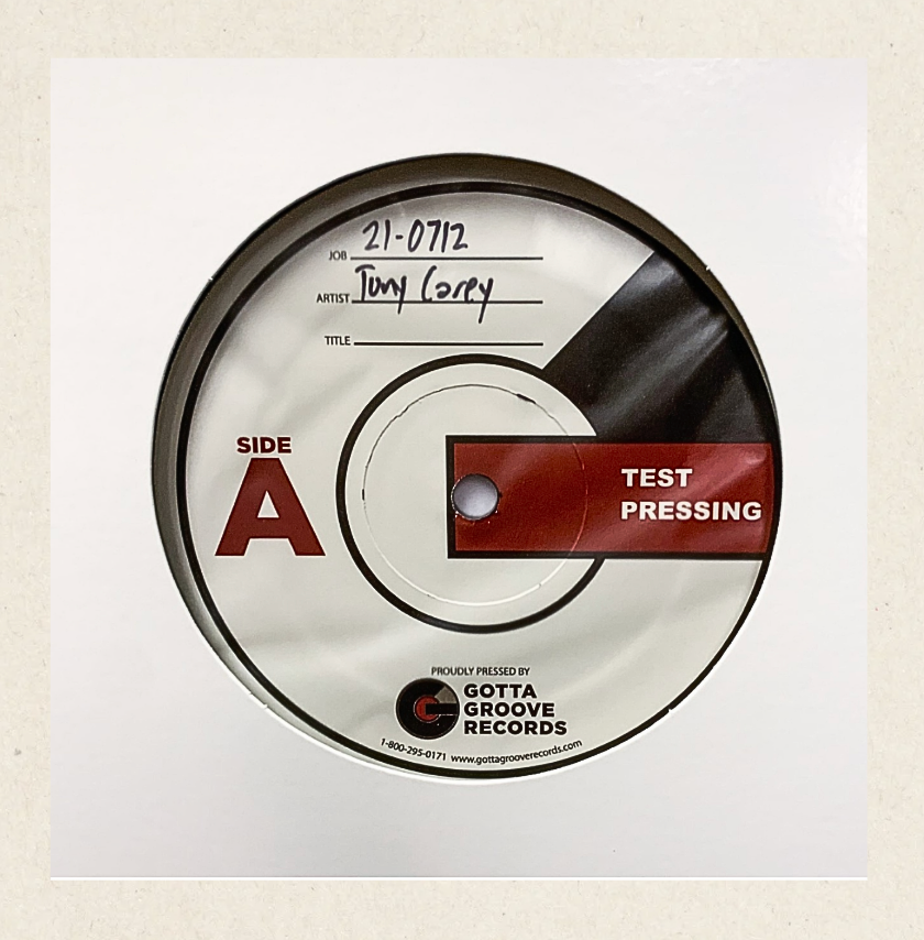 Tony Carey - Lucky Us [LP] Test Pressing