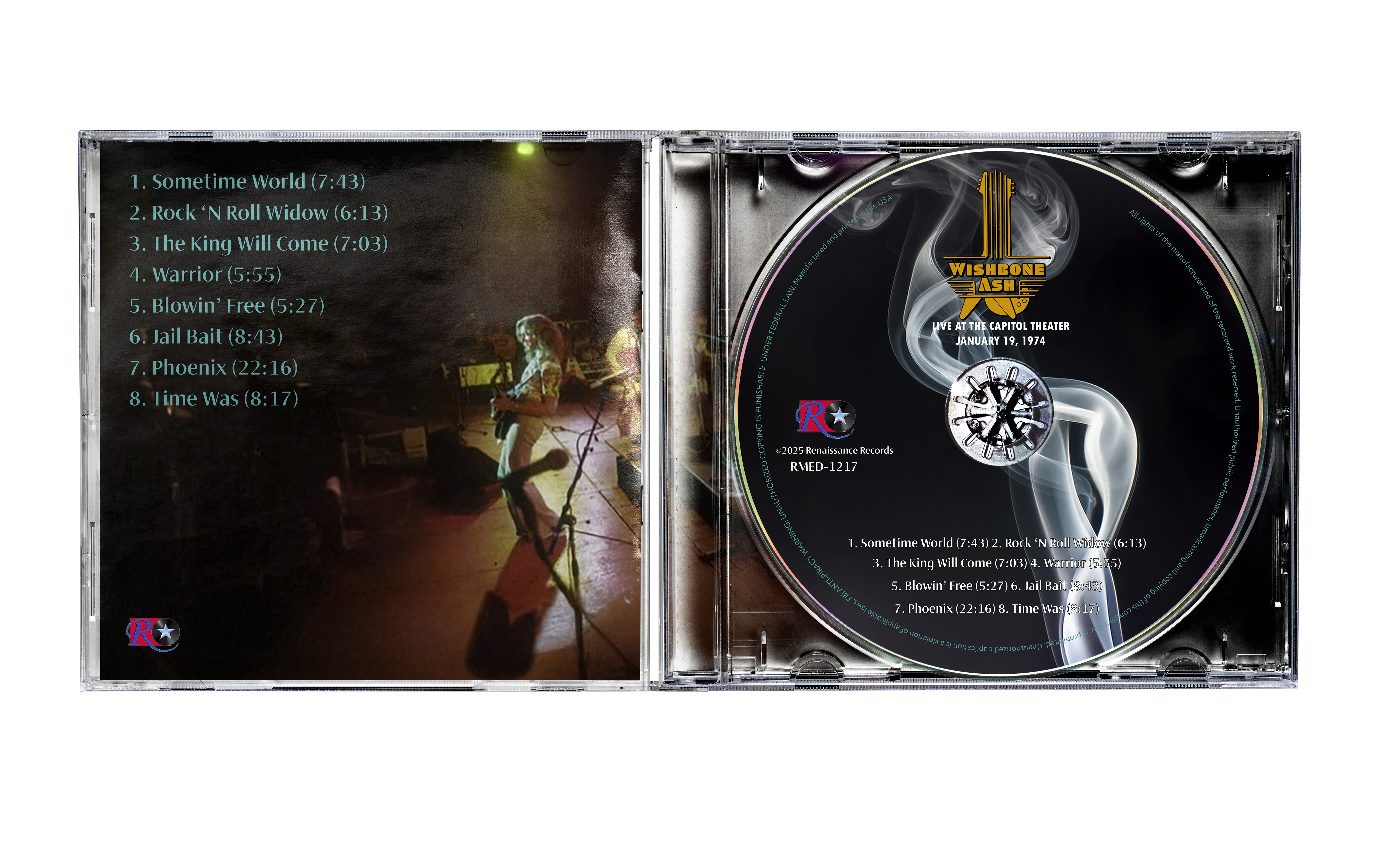 Wishbone Ash - Live at the Capitol Theater - January 19, 1974 [CD]