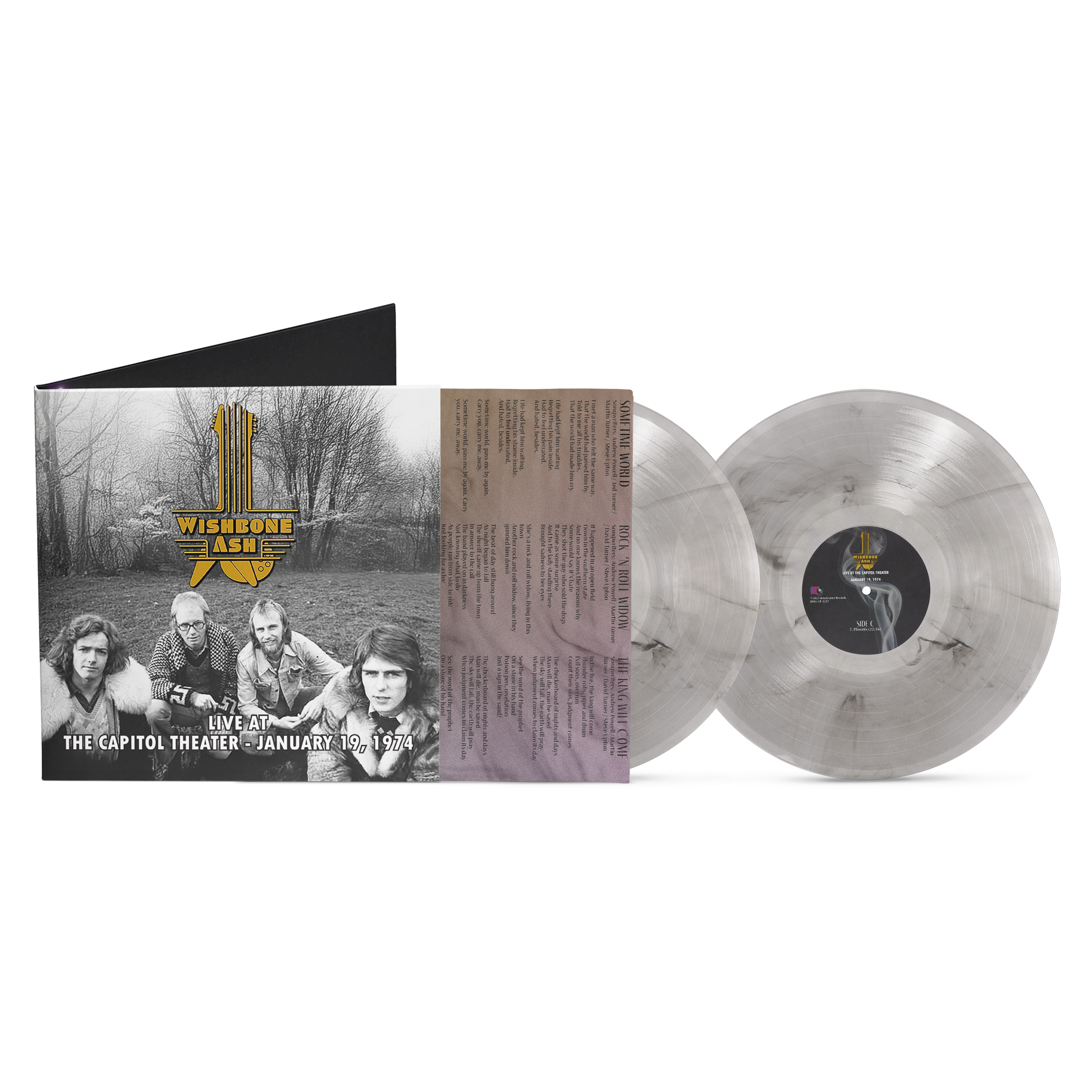 Wishbone Ash - Live at the Capitol Theater - January 19, 1974 [2LP] Clear Smoke - Renaissance Records US