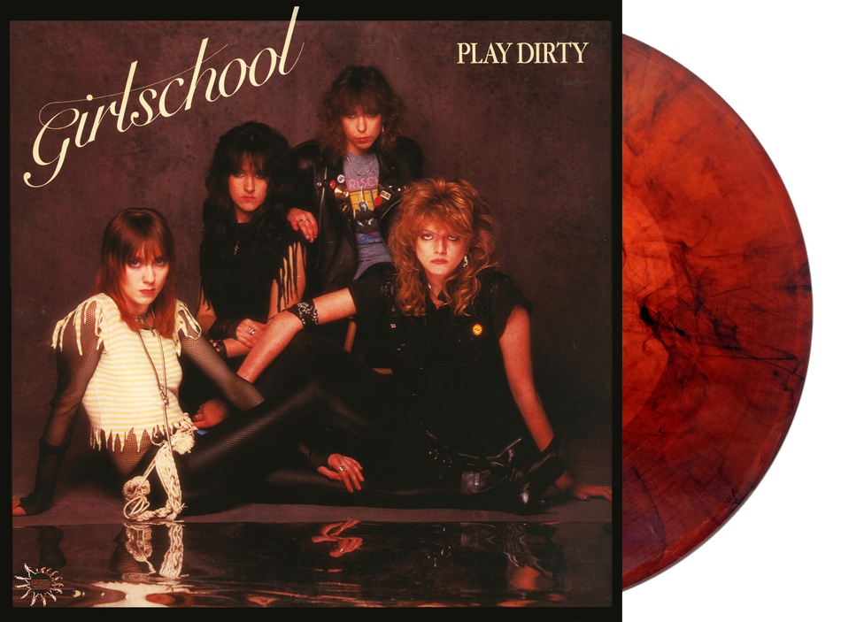 Girlschool - Play Dirty [LP] Red Marble